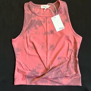 Amaryllis Tie Dye Crop Top Shirt New